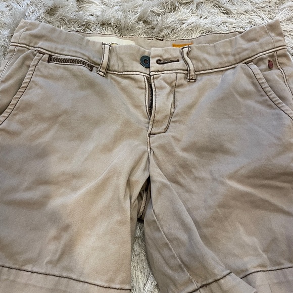 Anthropologie Pilcro and the Letterpress Hyphen Shorts in Beige/Taupe - Picture 4 of 6